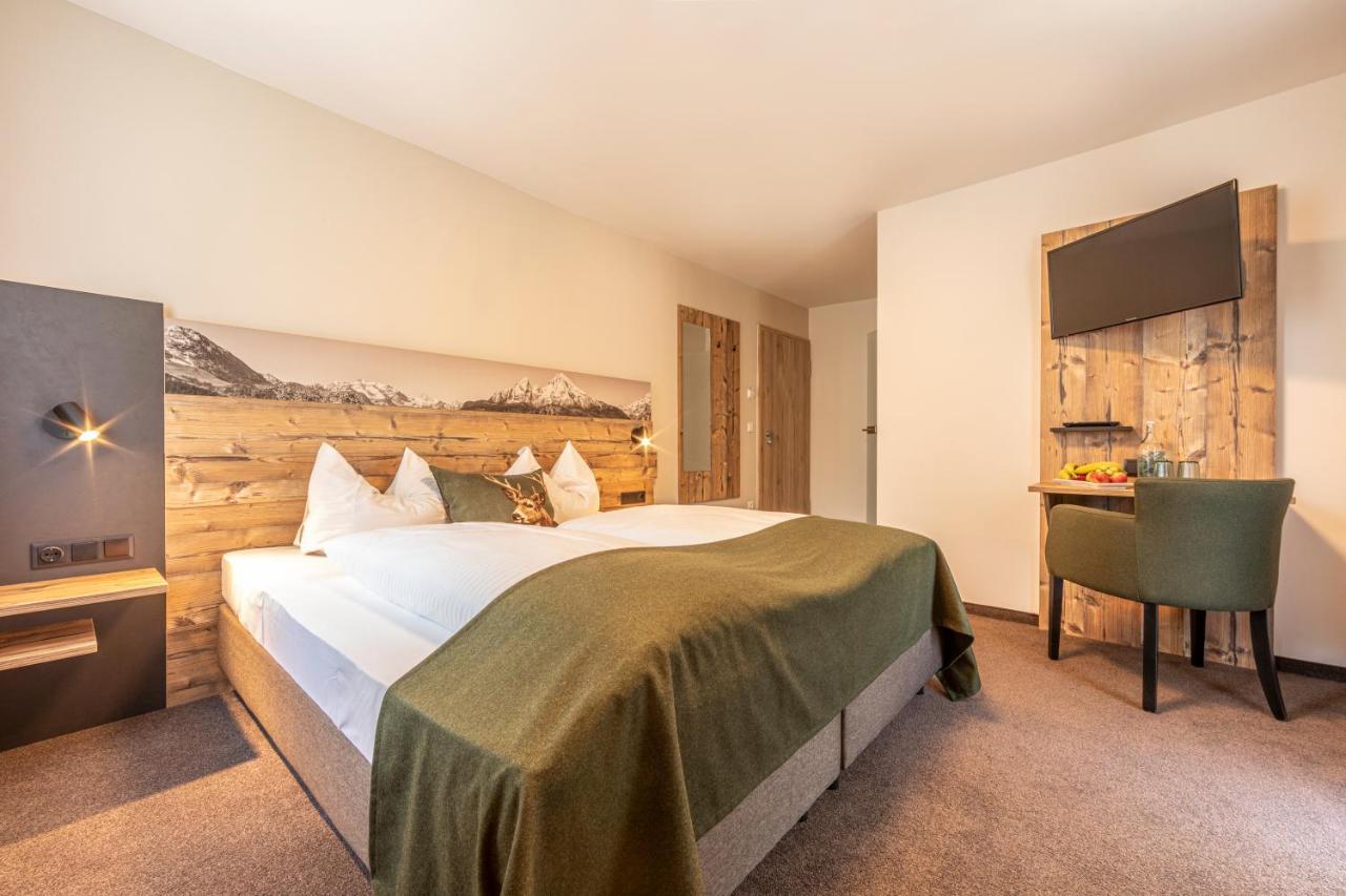 ברכטסגאדן Home-Hotel Salzberg מראה חיצוני תמונה A typical room at the Hotel Garni Alpenblick